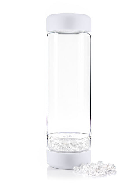 Kristallwasser Trinkflasche inu! cloud white