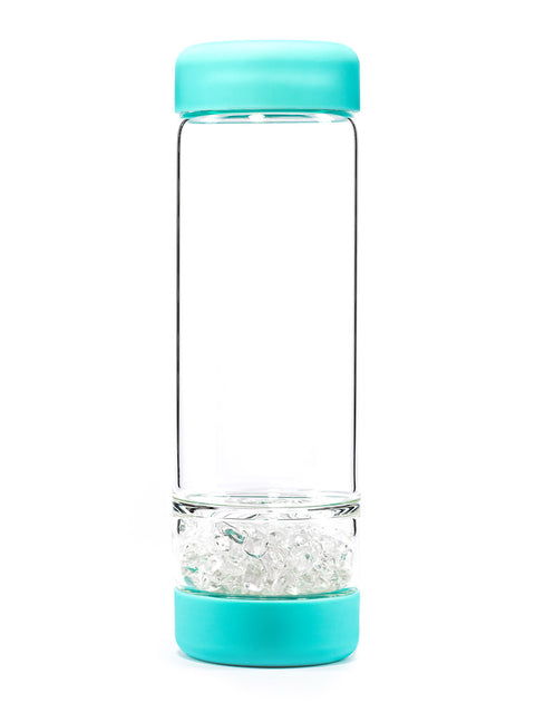 Kristallwasser Trinkflasche inu! ocean blue